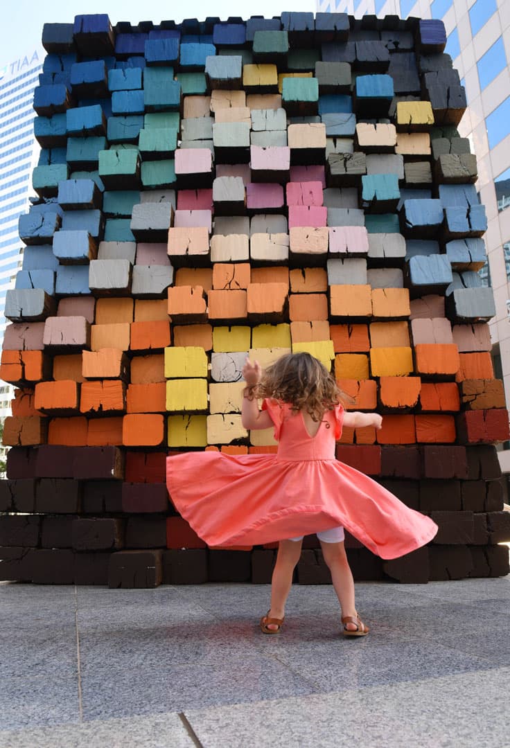 Scottie Burgess Railroad ties sustainable sculpture public art